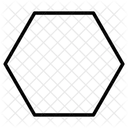 Hexagon Shape Geometrical アイコン