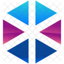 Hexagon Parts Logogram Icon