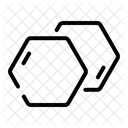 Hexagon Shapes Polygonal Icon