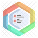 Hexagon Layout Information Icon