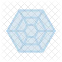 Hexagon Graph Diagram Icon