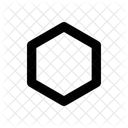 Hexagon Shape Shapes Icon
