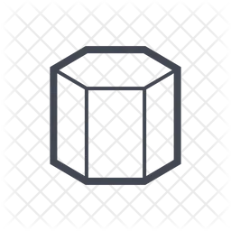 Hexagon Geometric Shape  Icon