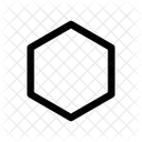 Hexagon Shape Design Icon