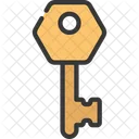 Hexagon Key  Icon