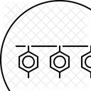 Hexagon Polymer Polygon Icon