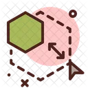 Hexagon Scale Hexagon Scale Hexagone Icon