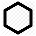 Hexagon Shape  Icon