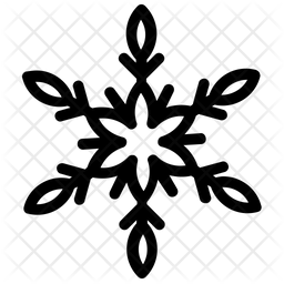 Hexagon Snowflake Icon