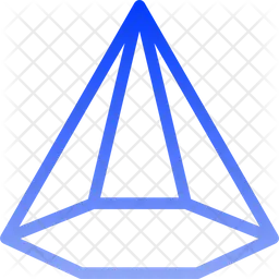 Hexagonal Cone  Icon