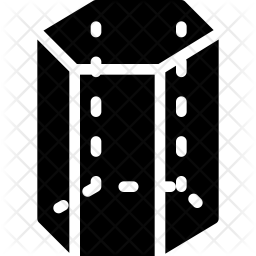 Hexagonal cylinder Icon