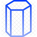 Hexagonal Cylinder Icon
