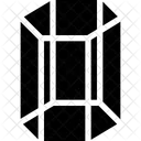 Hexagonal Cylindrique Forme Icône