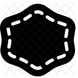 Hexagonal frame Icon