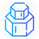 3 D Hexagonal Geometry Icon