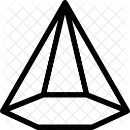 Hexagonal polygon Icon