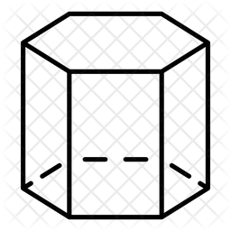 Hexagonal prism  Icon