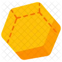 Hexagonal Prism Geometric Shape アイコン