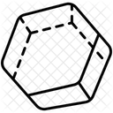 Hexagonal Prism Geometric Shape アイコン