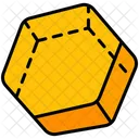 Hexagonal Prism Geometric Shape アイコン