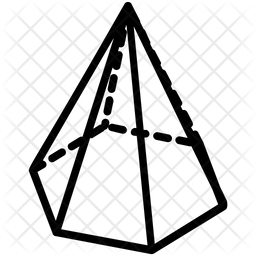 Hexagonal Pyramid Icon