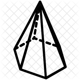 Hexagonal Pyramid Icon