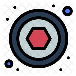 Hexagonal Screw  Icon