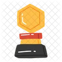 Hexagonal trophy  Icon