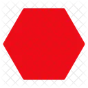 Hexagone Forme Geometrie Icon