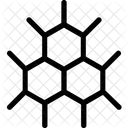 Hexagone Molecule Moleculaire Icône