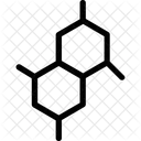 Hexagone Molecule Moleculaire Icône