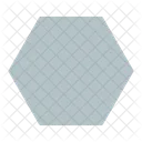 Hexagono Forma Geometria Icon