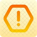 Exclamacao Hexagono Icon