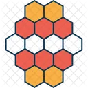 Hexagons Molecule Compound Icon