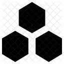 Hexagons Hexagonal Shapes Icon
