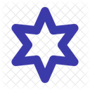 Hexagrama Judaico Judaismo Ícone