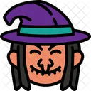 Hexe Halloween Magie Icon