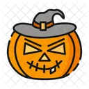 Hexe Kurbis Halloween Symbol