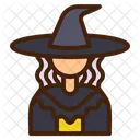 Hexe Avatar Frau Symbol