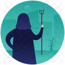 Hexe Halloween Hexe Hexencharakter Icon