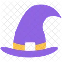 Hexenhut Zaubererhut Halloweenmutze Icon