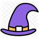 Hexenhut Zaubererhut Halloweenmutze Icon