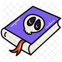 Hexenzauberbuch Halloweenbuch Todessymbol Icon