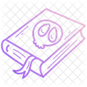 Hexenzauberbuch Halloweenbuch Todessymbol Symbol