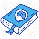 Hexenzauberbuch Halloweenbuch Todessymbol Symbol
