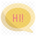 Hi Hello Greeting Icon