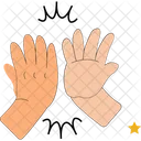 Hi Five Gesture Hand Gesture Icon