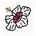 Hibiscus Flower Spring Icon