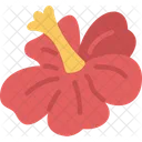 Hibiscus Flower Blossom Icon