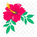 Hibiscus Rosemallow Flower Icon